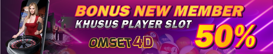 BONUS NEW MEMBER SLOT 50%